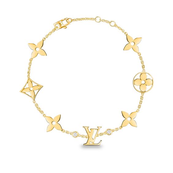 [Elowen Jewels]STAR AND SUN 7 MOTIFS GOLD BRACELET