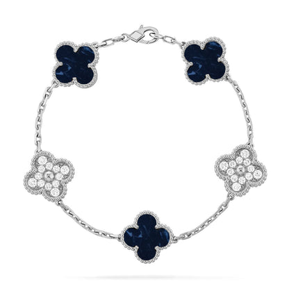 [Elowen Jewels]CLOVER 5 MOTIF PIETERSITE BRACELET COLLECTION