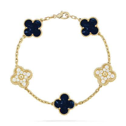 [Elowen Jewels]CLOVER 5 MOTIF PIETERSITE BRACELET COLLECTION