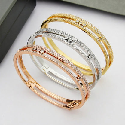 [Elowen Jewelry]Move Romane pavé bangle