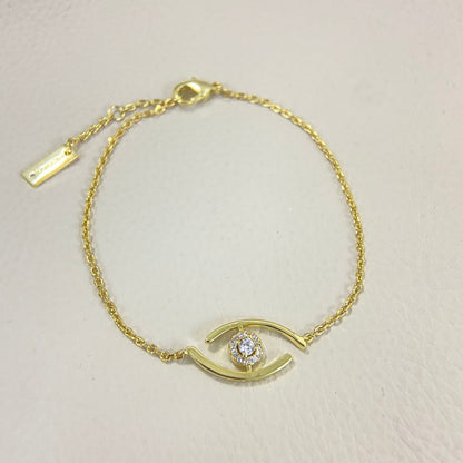 [Elowen Jewelry]Lucky Eye Pave-Set Diamond Bracelet