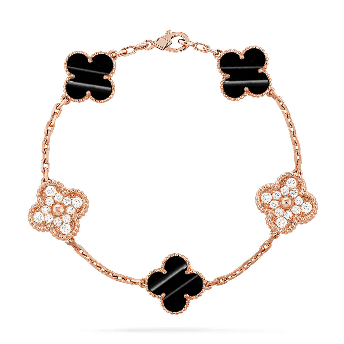[Elowen Jewels] CLOVER 5 MOTIF PULSAR STONE BRACELET COLLECTION