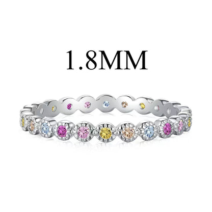 [Elowen Jewels]Unique Scintillating Round Cut Daily Ring