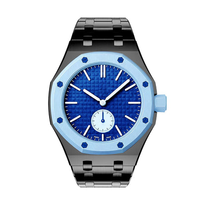 Oak Pop Exclusive Black Steel Strap