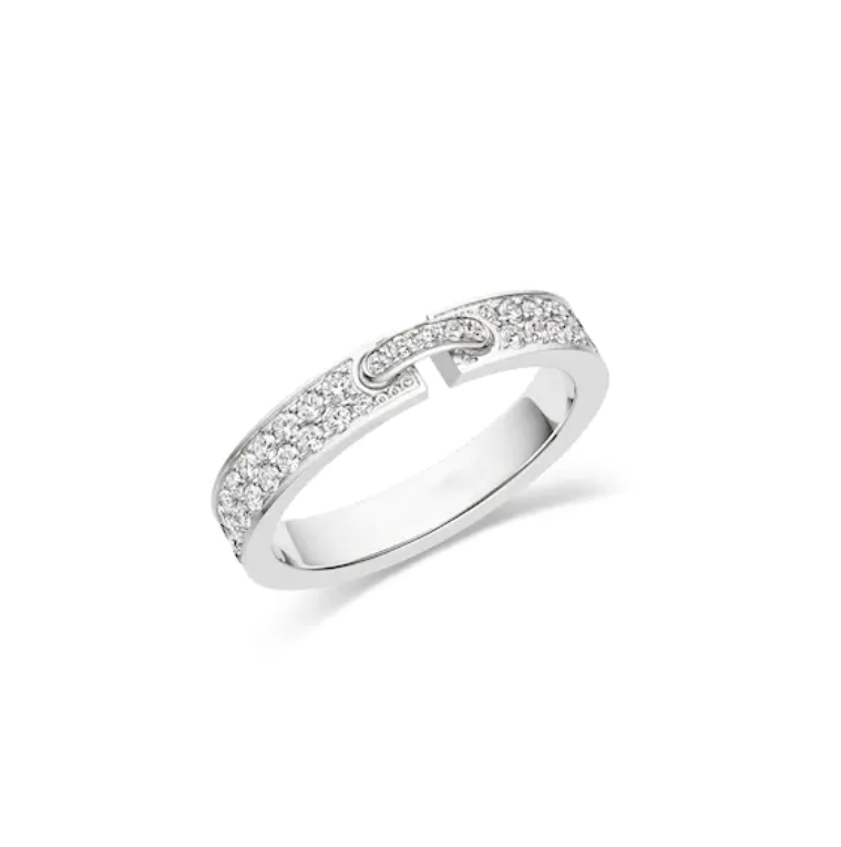 [Elowen Jewels]ALLIANCE LIENS VIDENCE PAVED DIAMOND 4MM RING