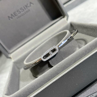 [Elowen Jewelry]Move Uno pavé flex bangle medium