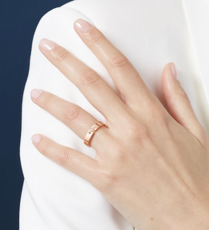 [Elowen Jewels]ALLIANCE LIENS VIDENCE DIAMOND 4MM RING