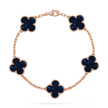 [Elowen Jewels]CLOVER 5 MOTIF PIETERSITE BRACELET COLLECTION