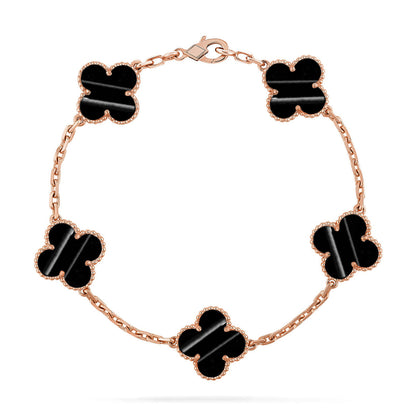 [Elowen Jewels] CLOVER 5 MOTIF PULSAR STONE BRACELET COLLECTION