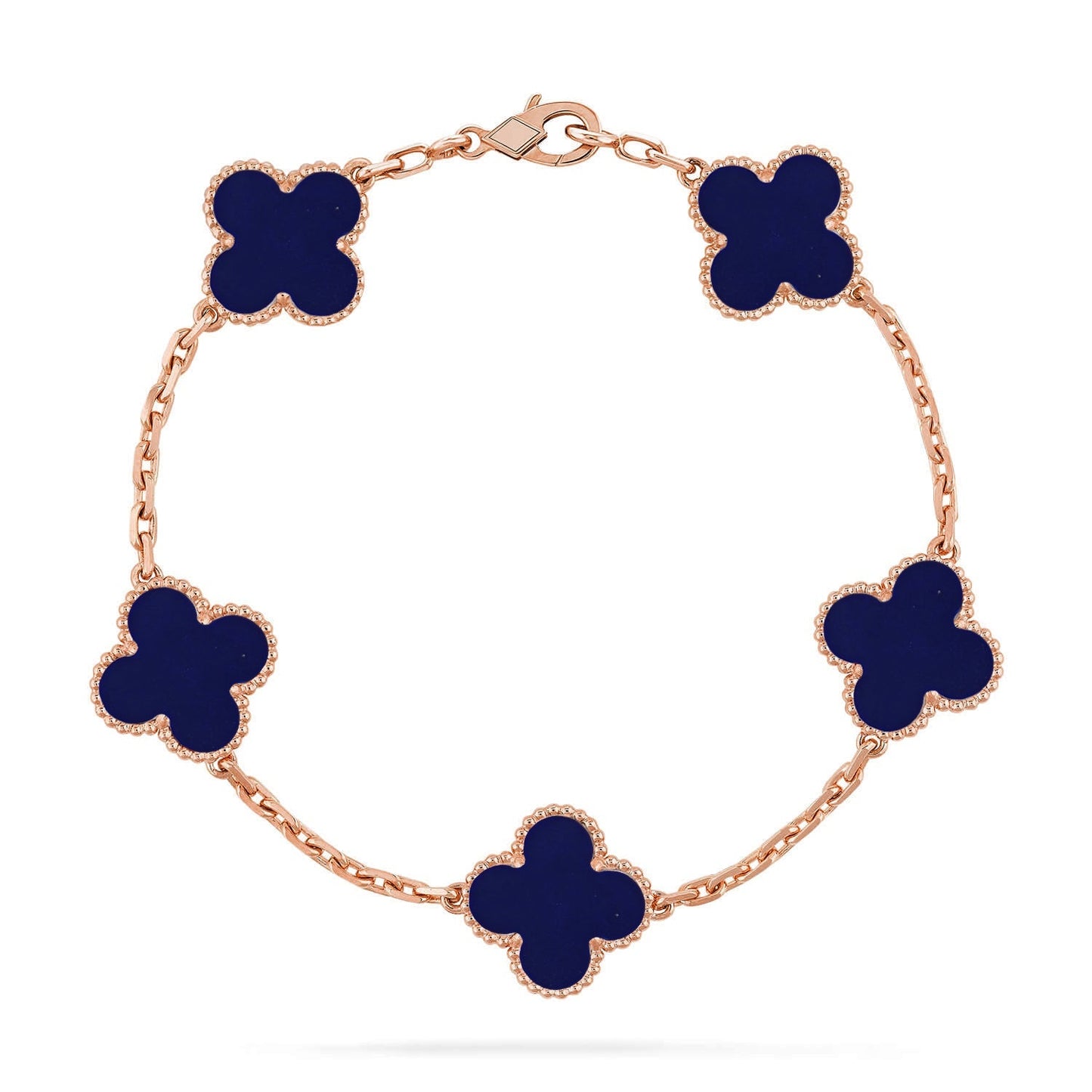 [Elowen Jewels]CLOVER 5 MOTIF LAPIS LAZULI BRACELET COLLECTION