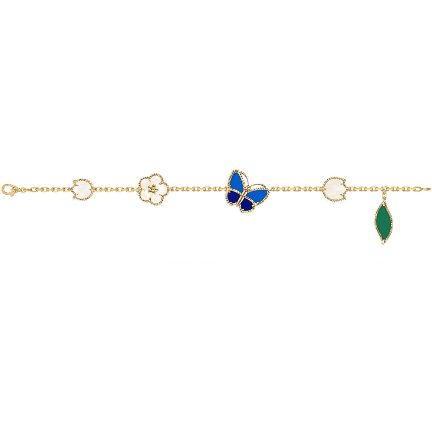 [Elowen Jewels]LUCKY SPRING BUTTERFLY 5 MOTIF BRACELET