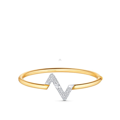 [Elowen Jewels]VOLTE UPSITE DOWN GOLD DIAMOND BRACELET