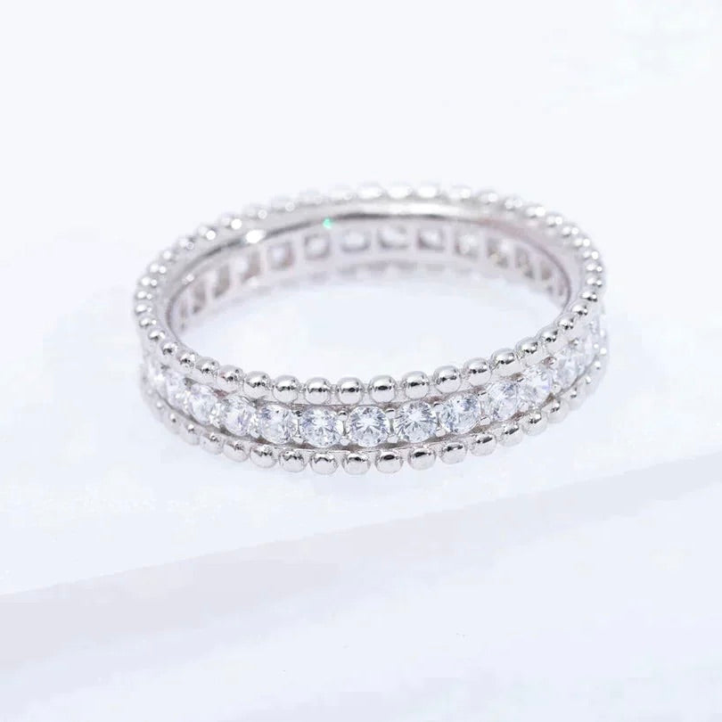 [Elowen Jewels]PERLEE DIAMOND SILVER RING