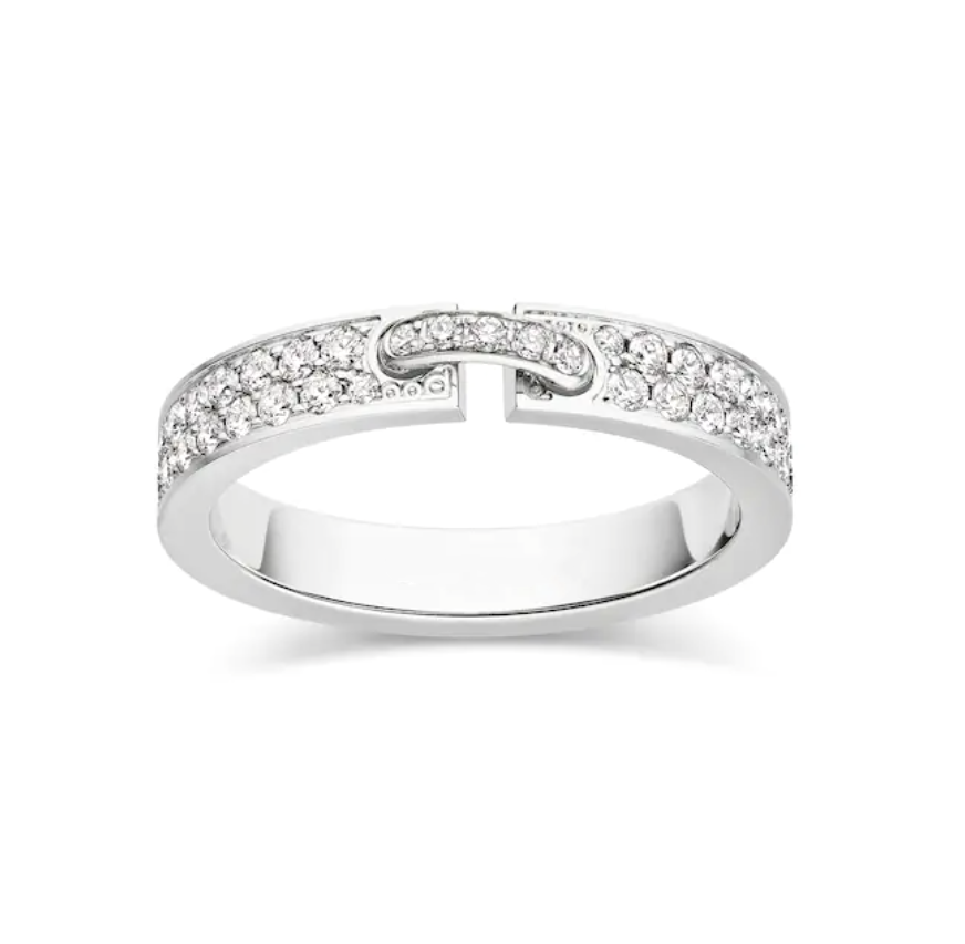 [Elowen Jewels]ALLIANCE LIENS VIDENCE PAVED DIAMOND 4MM RING