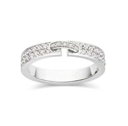 [Elowen Jewels]ALLIANCE LIENS VIDENCE PAVED DIAMOND 4MM RING
