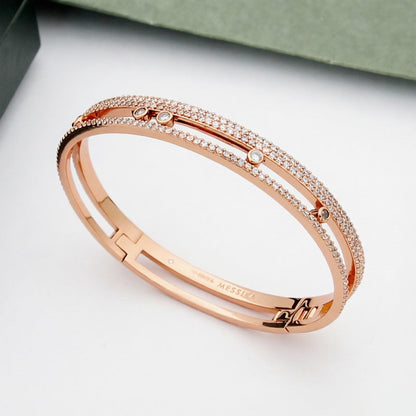 [Elowen Jewelry]Move Romane pavé bangle