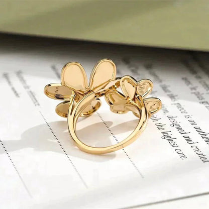 [Elowen Jewels]CLOVER COMOS GOLD DIAMOND RING