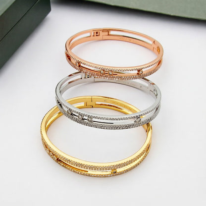 [Elowen Jewelry]Move Romane pavé bangle