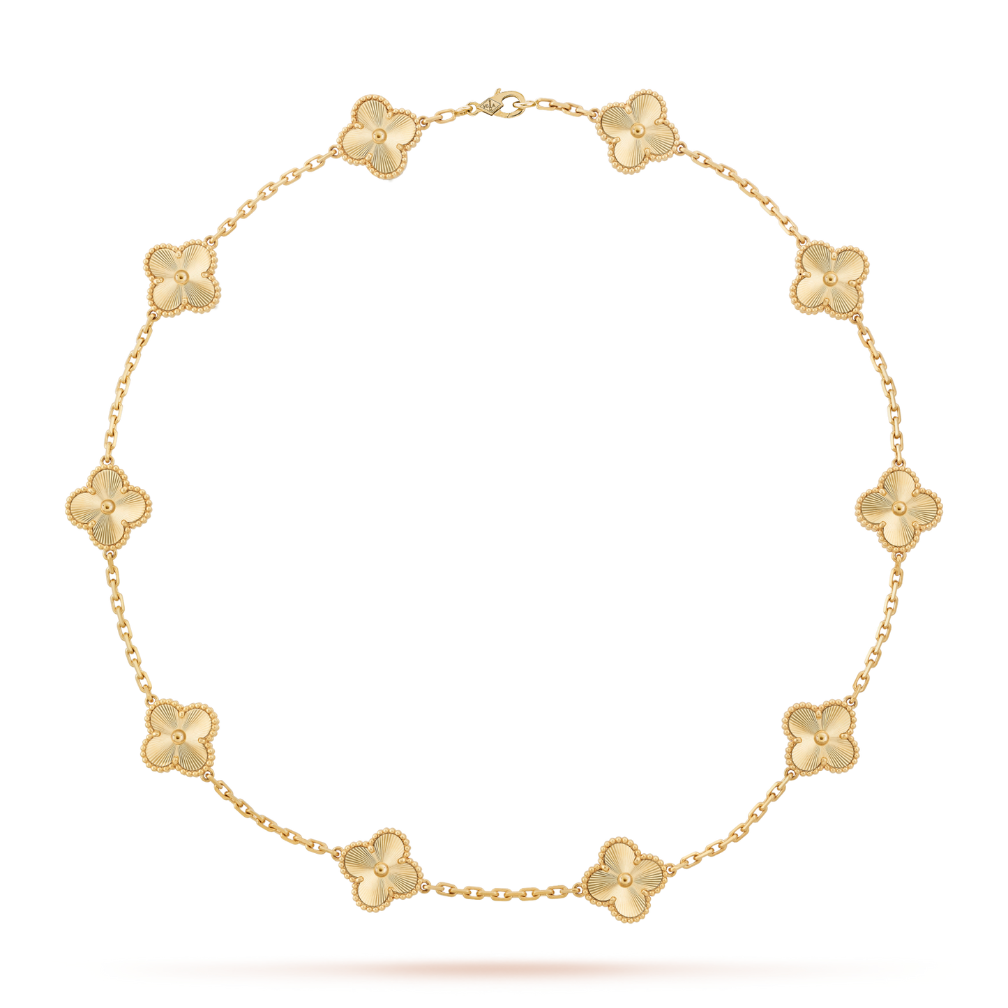 [Elowen Jewels]CLOVER 10 MOTIFS LASER NECKLACE