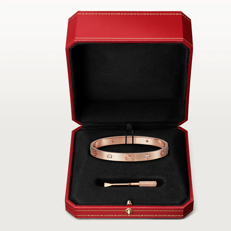 [Elowen Jewels]LOVE BRACELET 6.1MM 4 DIAMONDS