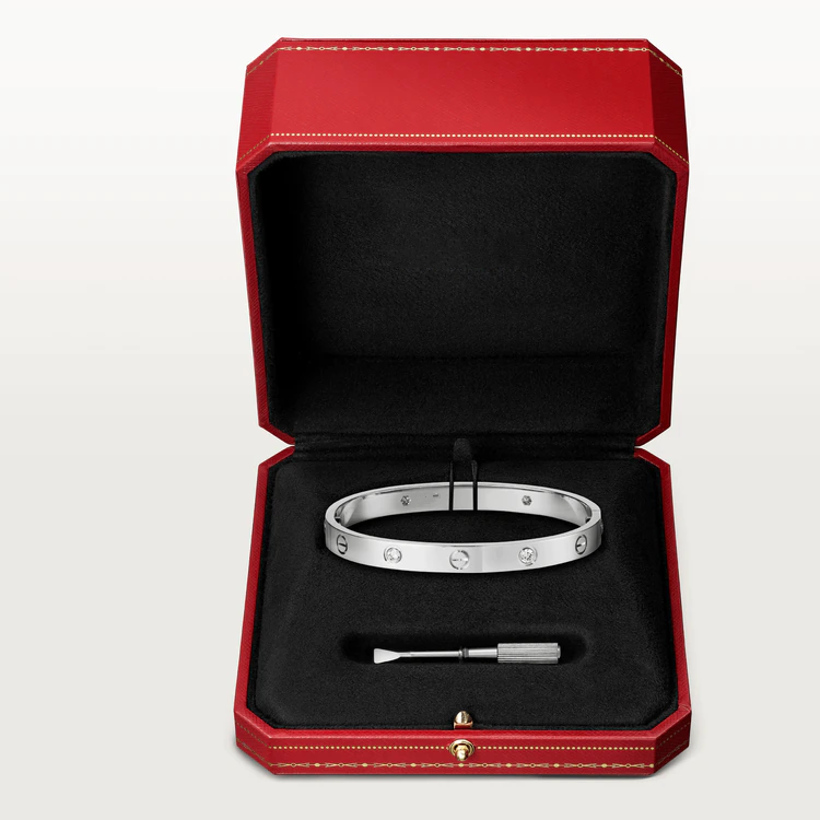 [Elowen Jewels]LOVE BRACELET 6.1MM 4 DIAMONDS