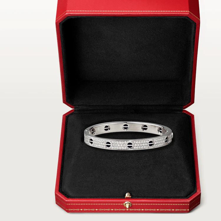 [Elowen Jewels]LOVE BRACELET 6.1MM DIAMOND-PAVED CERAMIC