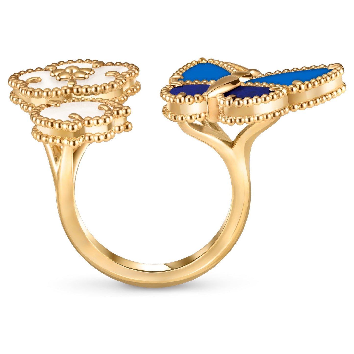 [Elowen Jewels]LUCKY SPRING BUTTERFLY OPEN-FACE RINGS