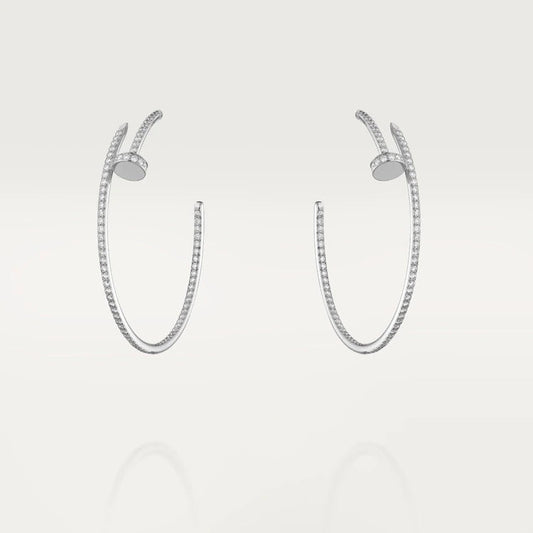 [Elowen Jewels]JUSTE EARRINGS FULL DIAMONDS 1.8MM
