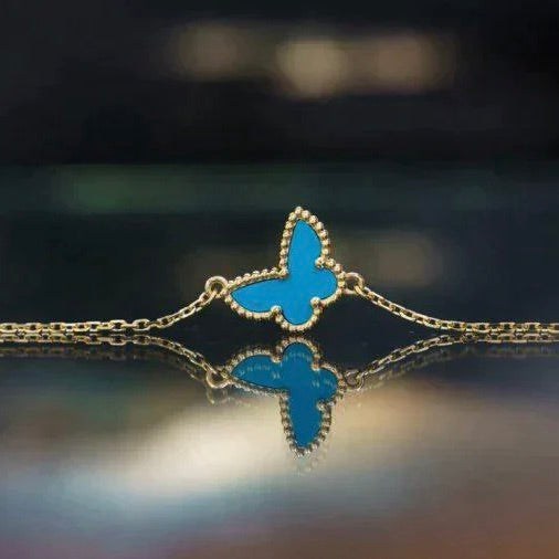 [Elowen Jewels]BUTTERFLY TURQUOISE BUTTERFLY BRACELET