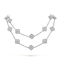 [Elowen Jewel]CLOVER 20 MOTIFS DIAMOND SILVER