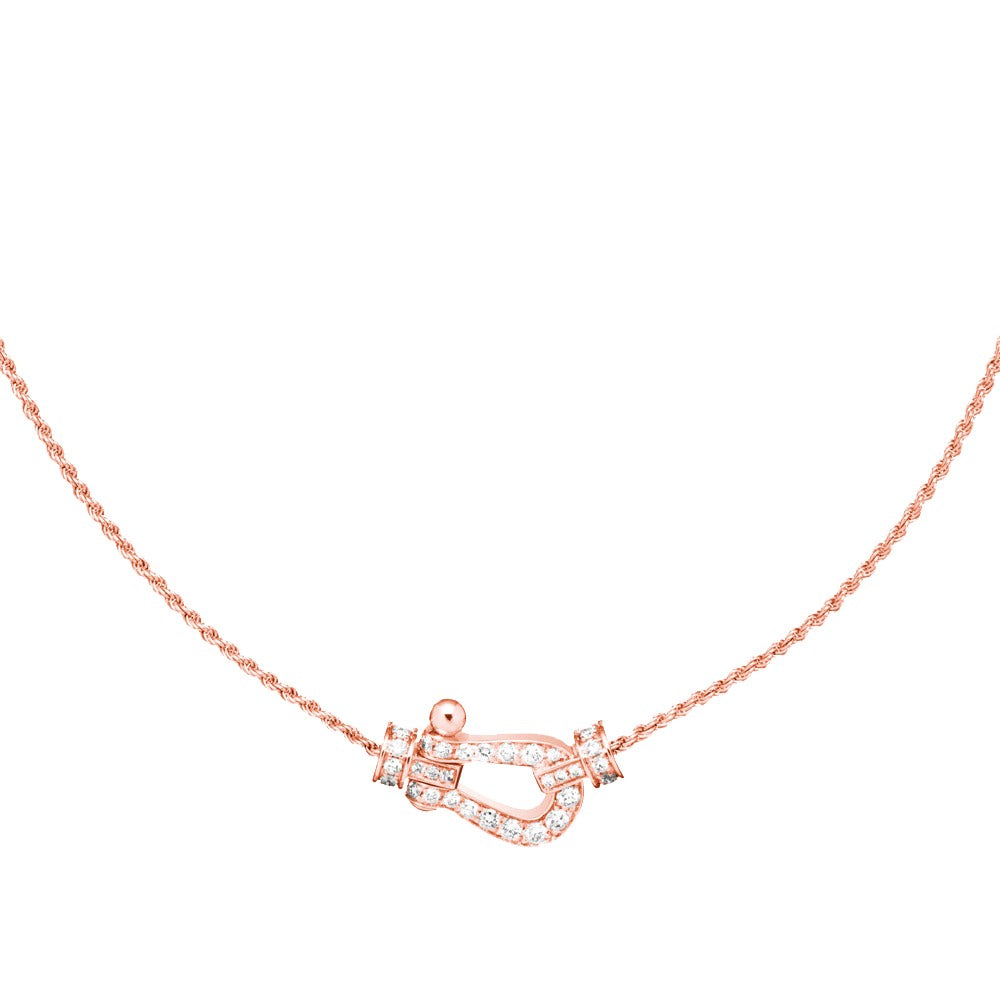 [Elowen Jewels]FORCE 10 PINK GOLD DIAMOND NECKLACE