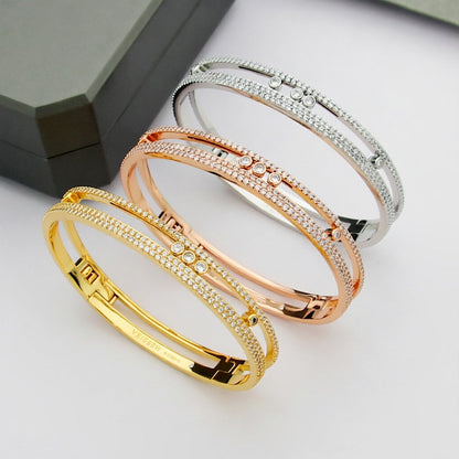 [Elowen Jewelry]Move Romane pavé bangle