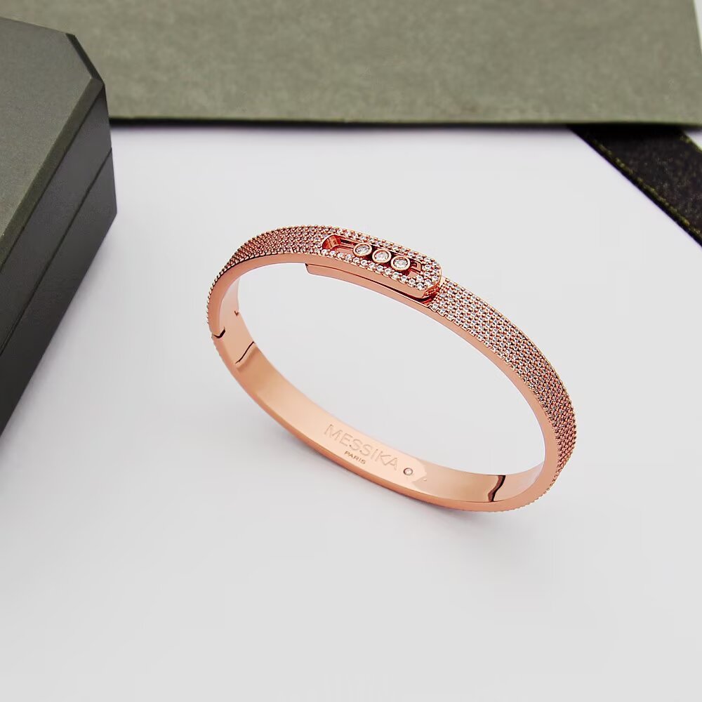 [Elowen Jewelry]Move Noa Full Pavé Diamond Bangle Bracelet