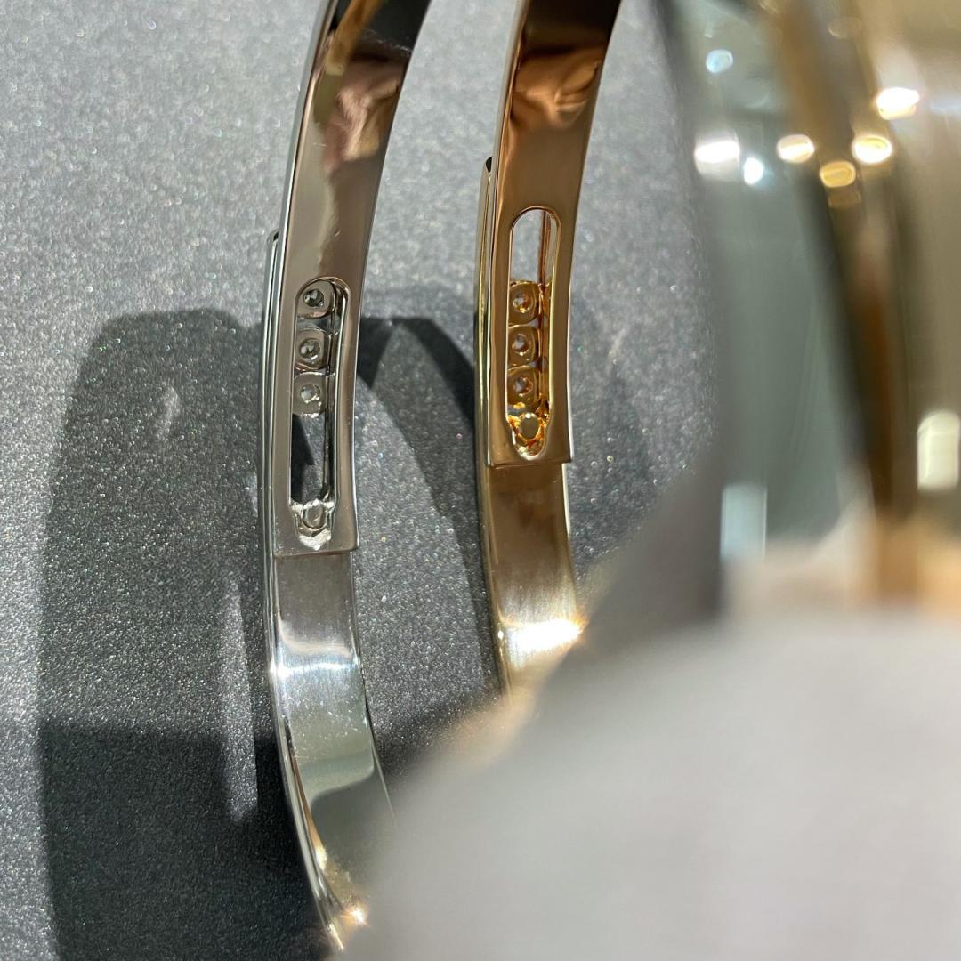 [Elowen Jewelry]Move Noa Rose Gold Pavé Diamond Bangle Bracelet