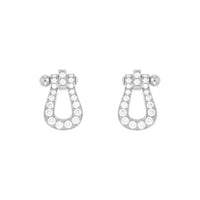 [Elowen Jewel]FORCE 10 FULL DIAMOND STUD EARRINGS MINI MODEL