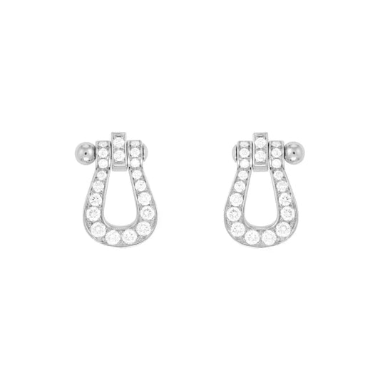 [Elowen Jewels]FORCE 10 FULL DIAMOND STUD EARRINGS MINI MODEL