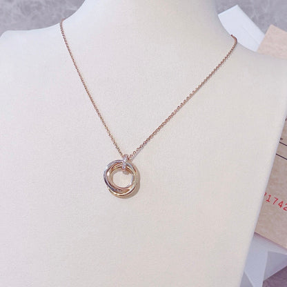[Elowen Jewels]TRINITY NECKLACE GOLD  DIAMONDS