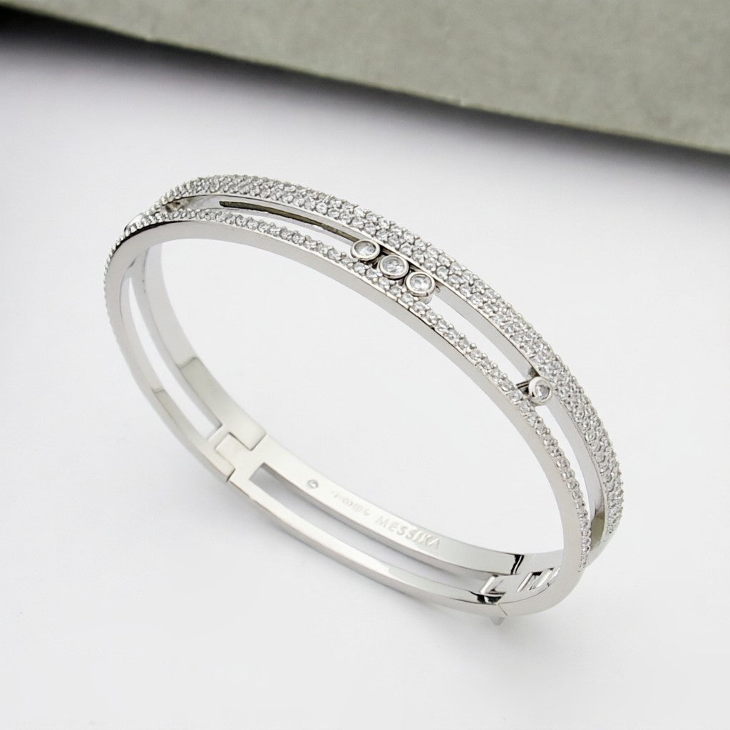 [Elowen Jewelry]Move Romane pavé bangle