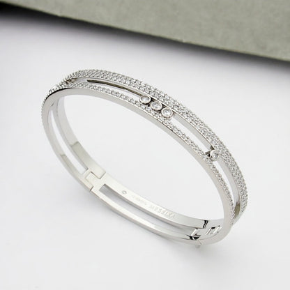 [Elowen Jewelry]Move Romane pavé bangle