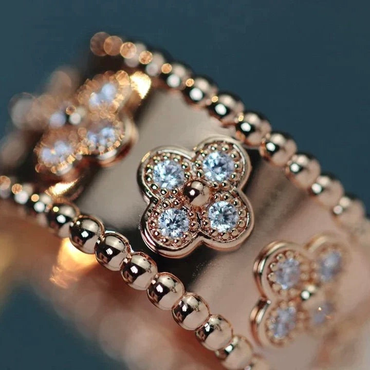 [Elowen Jewels]CLOVER KALEIDOSCOPE RING 10MM