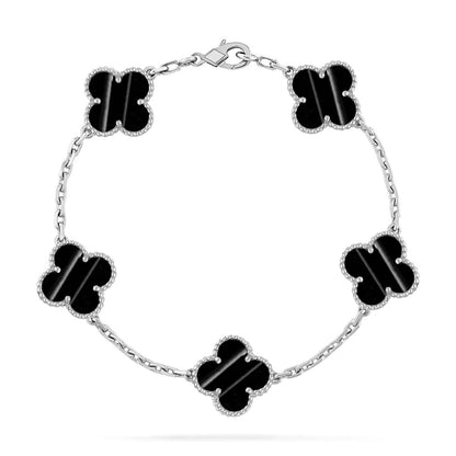 [Elowen Jewels] CLOVER 5 MOTIF PULSAR STONE BRACELET COLLECTION