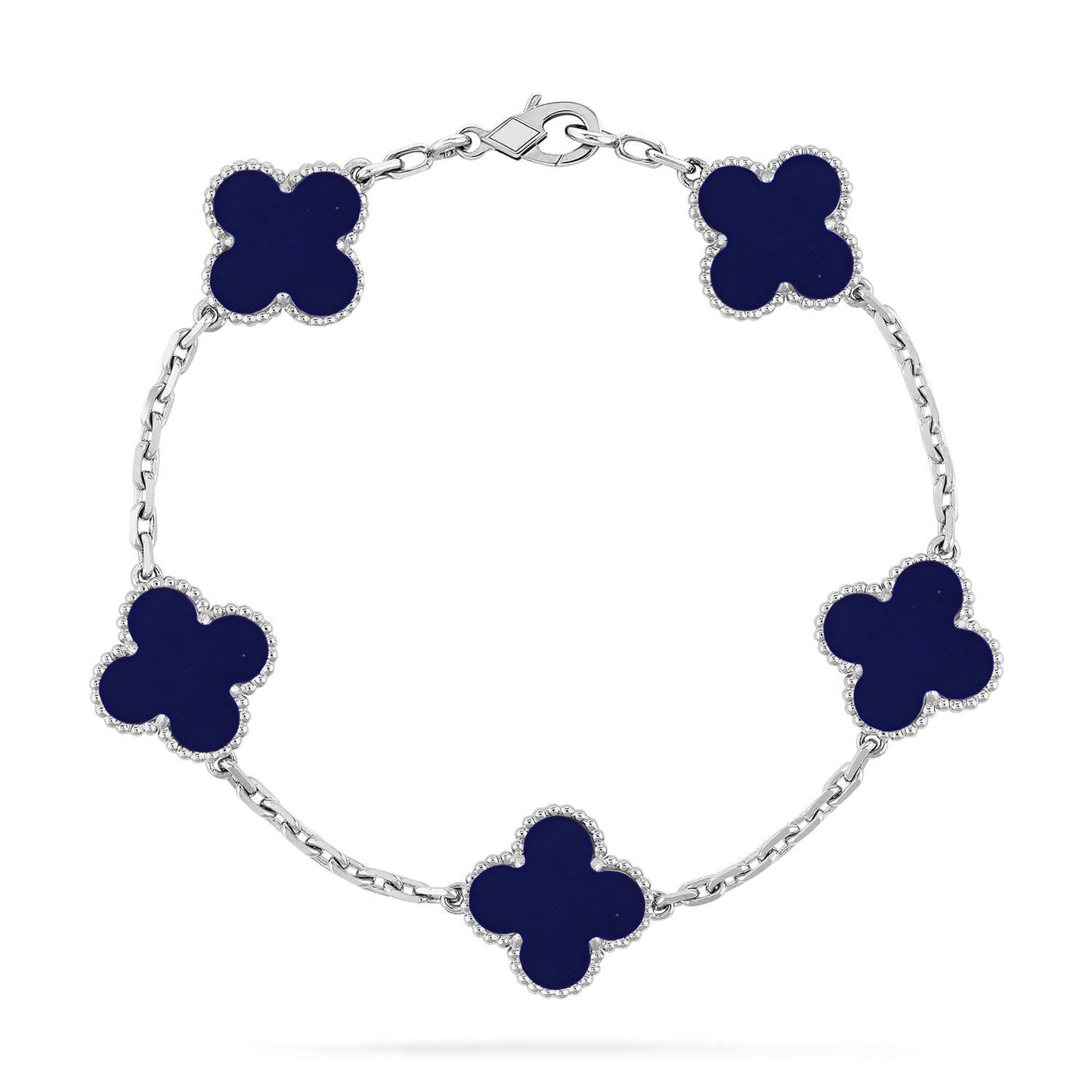 [Elowen Jewels]CLOVER 5 MOTIF LAPIS LAZULI BRACELET COLLECTION