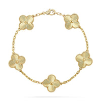 [Elowen Jewel] CLOVER 5 MOTIF LASER BRACELET COLLECTION