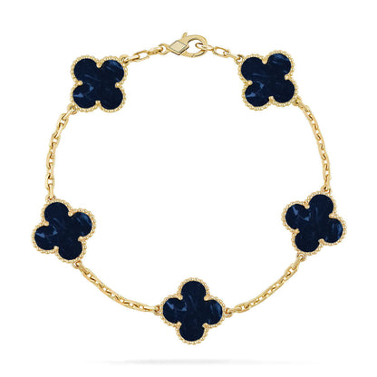 [Elowen Jewels]CLOVER 5 MOTIF PIETERSITE BRACELET COLLECTION