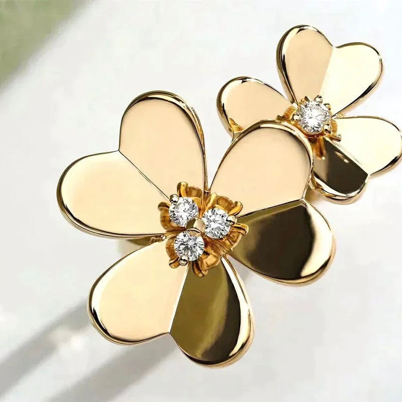 [Elowen Jewels]CLOVER COMOS GOLD DIAMOND RING