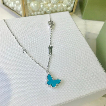 [Elowen Jewels]BUTTERFLY TURQUOISE BUTTERFLY BRACELET SILVER
