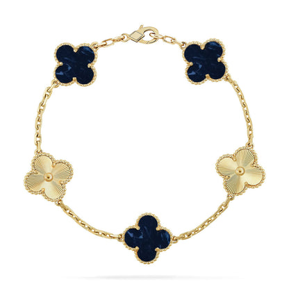 [Elowen Jewels]CLOVER 5 MOTIF PIETERSITE BRACELET COLLECTION