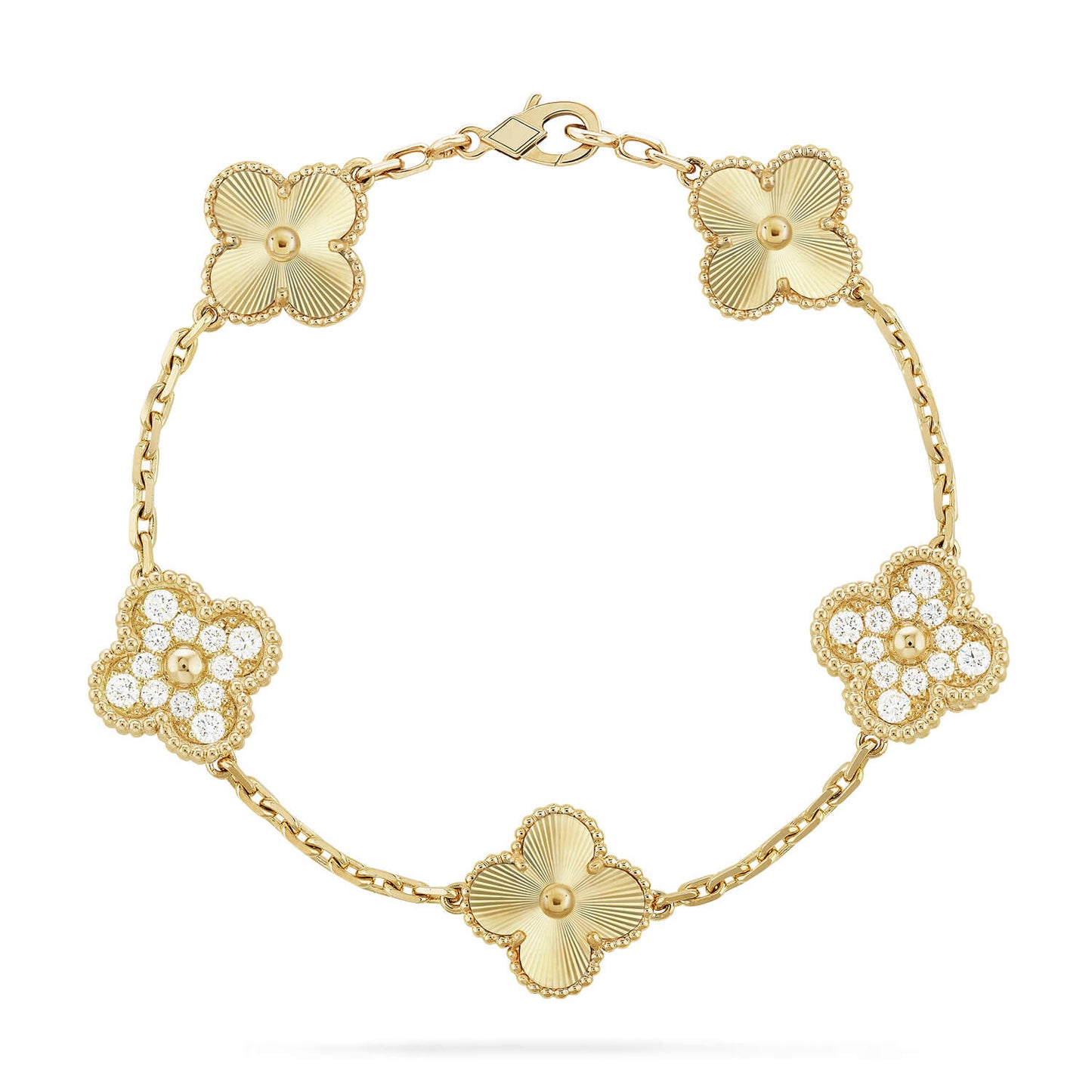 [Elowen Jewels] CLOVER 5 MOTIF LASER BRACELET COLLECTION