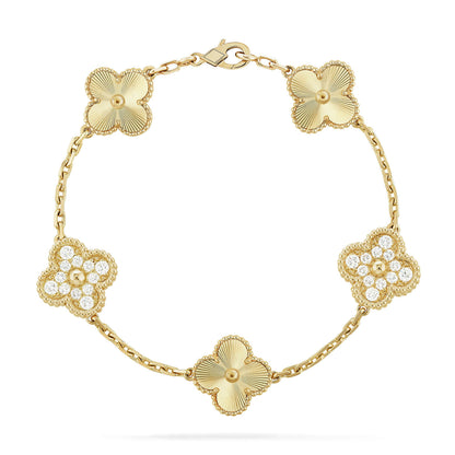 [Elowen Jewels] CLOVER 5 MOTIF LASER BRACELET COLLECTION