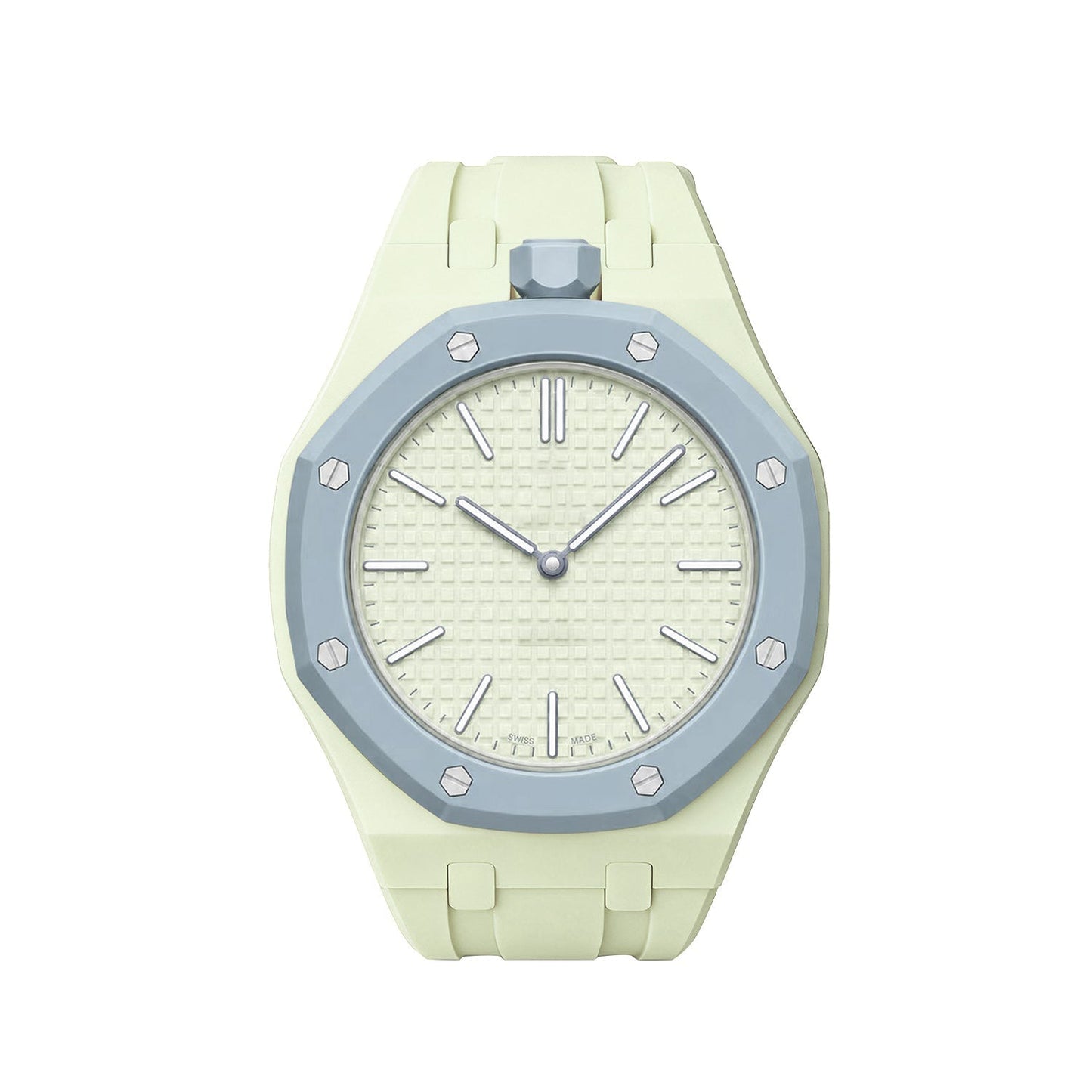 Oak Pop Exclusive Creamy Yellow Silicone Strap